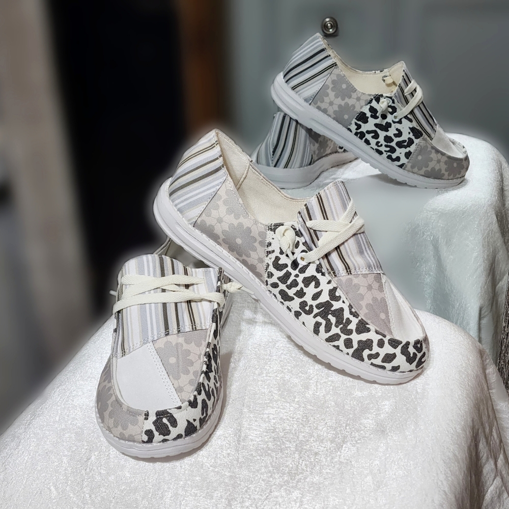 Women's Casual Canvas Slip-on Shoe Size 38